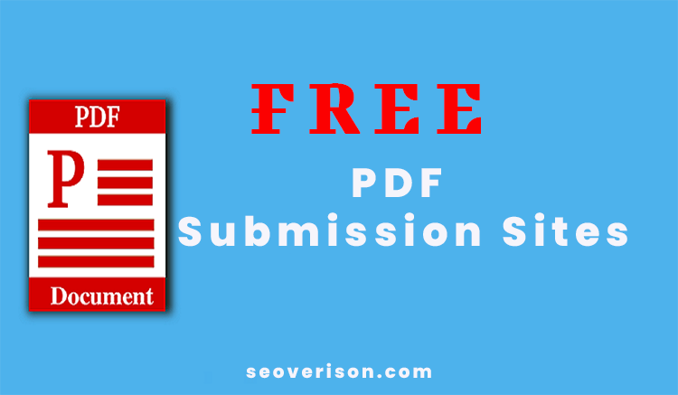 Free PDF Submission Sites